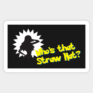 Who's that Straw Hat? Sticker